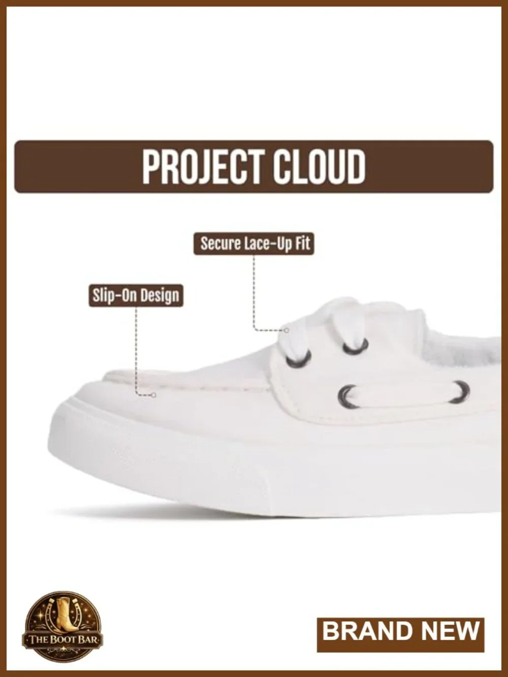 Women's Canvas Slip-On Sneakers Memory Foam Lightweight Non Slip